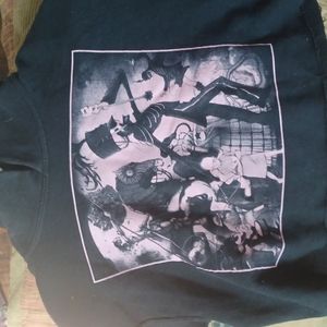 My chemical romance black parade cropped hoodie